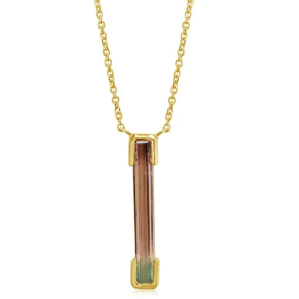 Yellow Gold Tourmaline Necklace Banks Jewelers Burnsville, NC