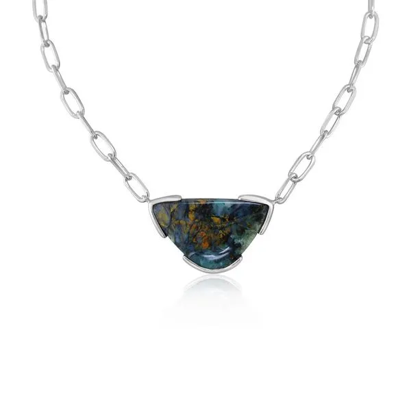 Sterling Silver Indonesian Opal Necklace Timmreck & McNicol Jewelers McMinnville, OR
