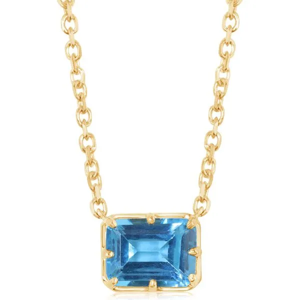 Yellow Gold Topaz Necklace Clater Jewelers Louisville, KY