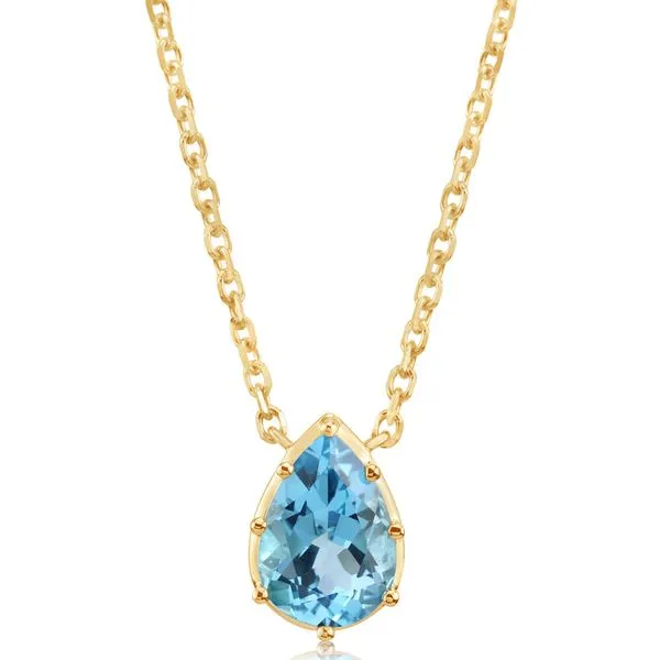 Yellow Gold Topaz Necklace Clater Jewelers Louisville, KY