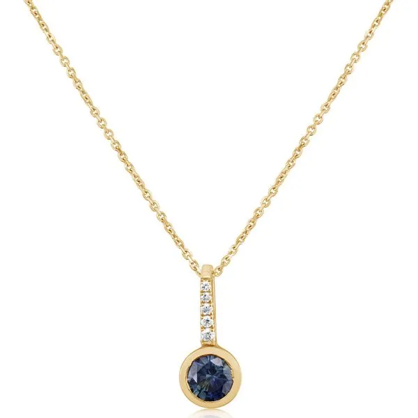 Yellow Gold Sapphire Pendant Arthur's Jewelry Bedford, VA