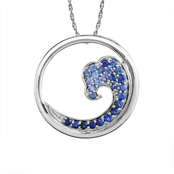 Sterling Silver Sapphire Pendant Albert's Jewelers Kingsland, GA