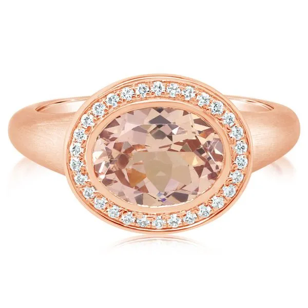 Rose Gold Lotus Garnet Ring Arthur's Jewelry Bedford, VA