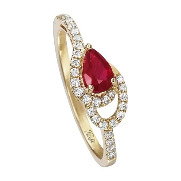 Yellow Gold Ruby Ring Albert's Jewelers Kingsland, GA