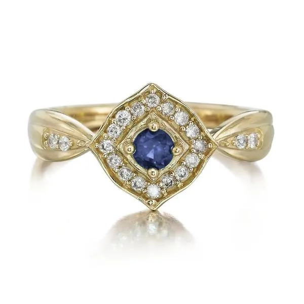 Yellow Gold Sapphire Ring Leslie E. Sandler Fine Jewelry and Gemstones rockville , MD