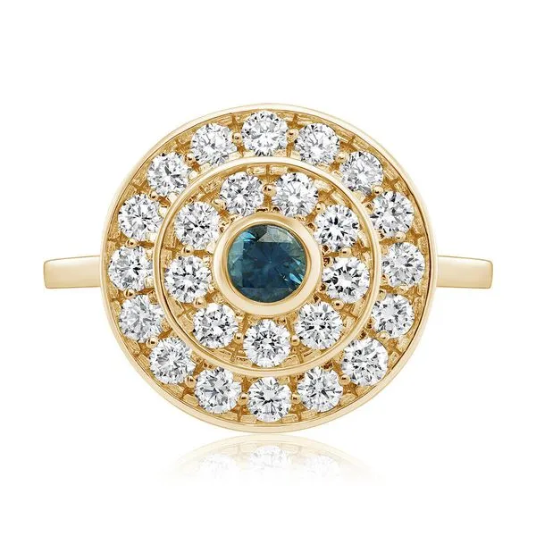 Yellow Gold Sapphire Ring Leslie E. Sandler Fine Jewelry and Gemstones rockville , MD