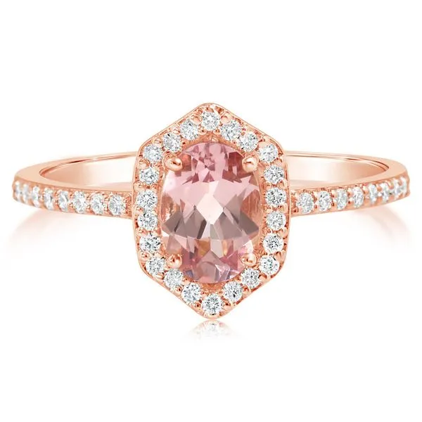 Rose Gold Lotus Garnet Ring Clater Jewelers Louisville, KY