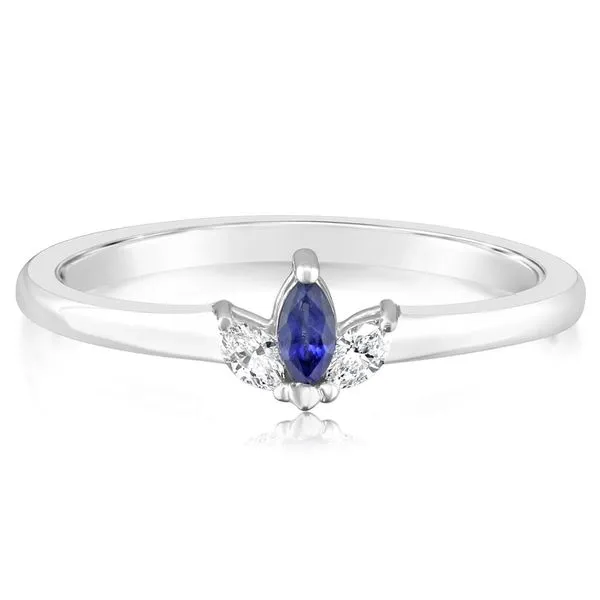White Gold Sapphire Ring Albert's Jewelers Kingsland, GA