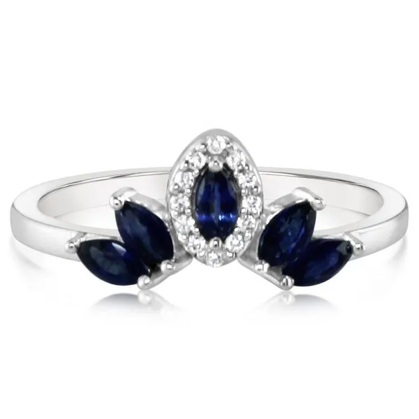 White Gold Sapphire Ring Daniel Jewelers Brewster, NY