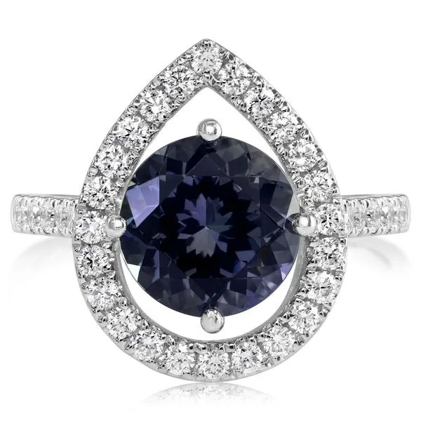 Platinum Tanzanite Ring John E. Koller Jewelry Designs owasso, OK