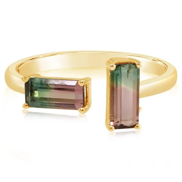 Yellow Gold Tourmaline Ring Studio D Jewelers Woodstock, IL