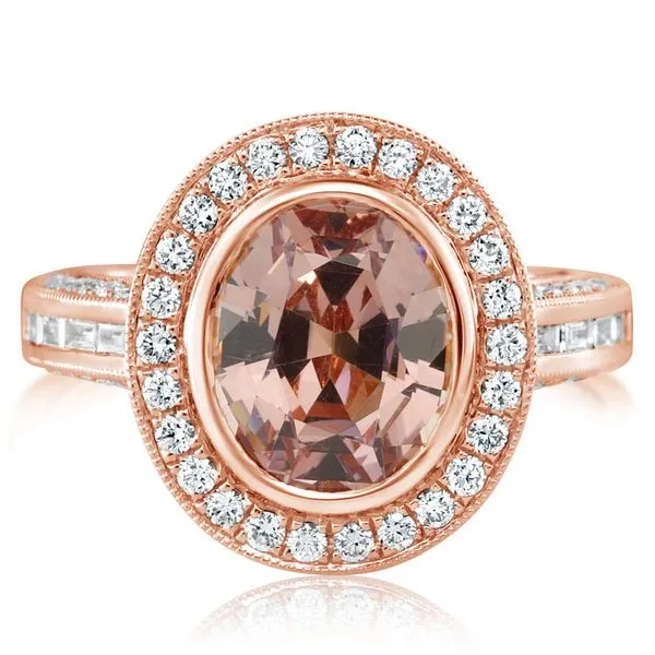 Rose Gold Lotus Garnet Ring Timmreck & McNicol Jewelers McMinnville, OR
