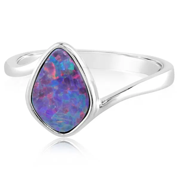 Sterling Silver Opal Doublet Ring Jerald Jewelers Latrobe, PA