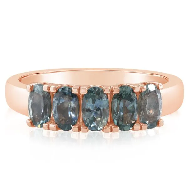 Rose Gold Sapphire Ring Clater Jewelers Louisville, KY