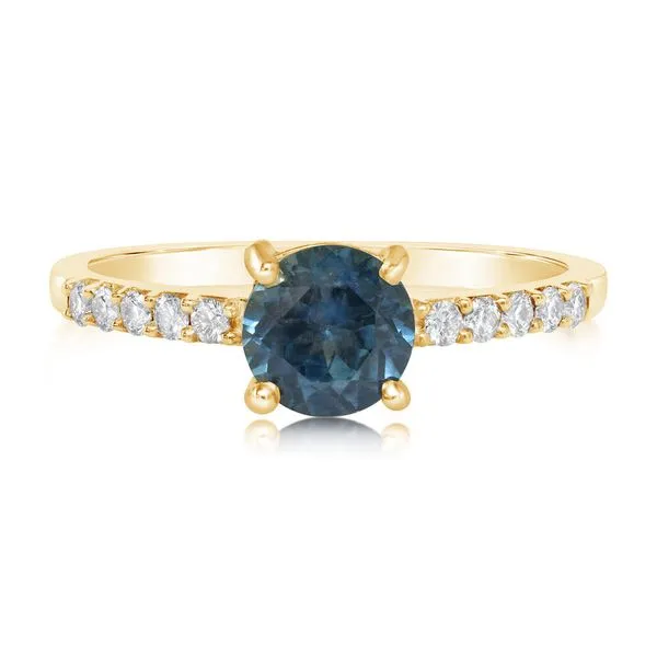 Yellow Gold Sapphire Ring Rick's Jewelers California, MD