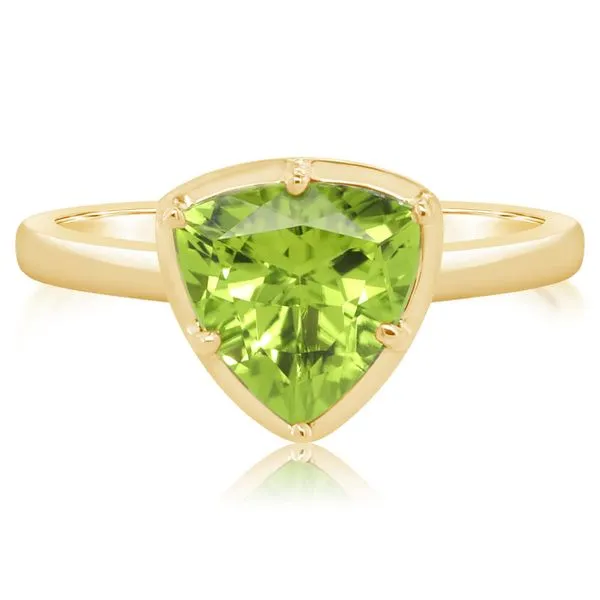 Yellow Gold Peridot Ring Albert's Jewelers Kingsland, GA