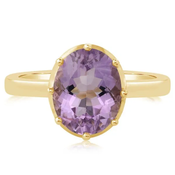Yellow Gold Amethyst Ring Clater Jewelers Louisville, KY