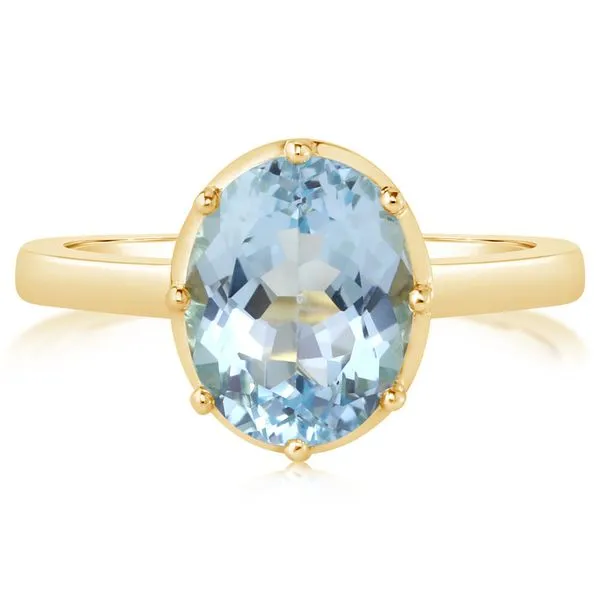 Yellow Gold Topaz Ring Clater Jewelers Louisville, KY