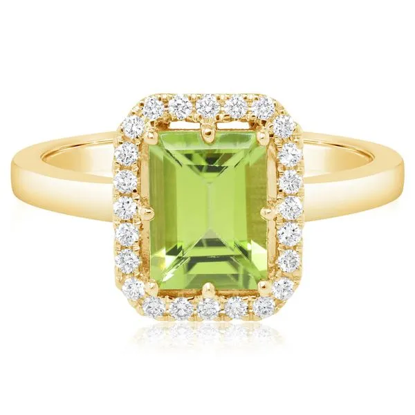 Yellow Gold Peridot Ring Albert's Jewelers Kingsland, GA