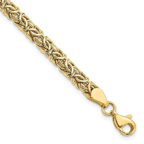 Leslie's 10K Polished Byzantine Bracelet Jerald Jewelers Latrobe, PA