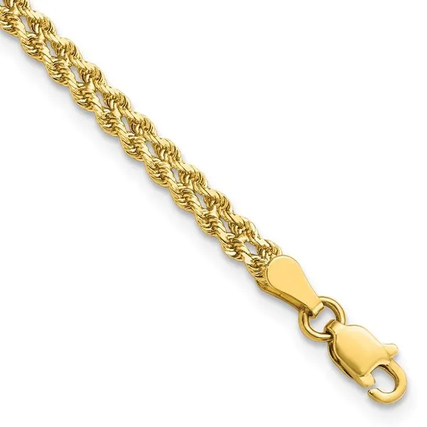 Leslie's 10K 3.0mm Wide Diamond-Cut Double Rope Chain Atlanta West Jewelry Douglasville, GA