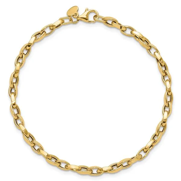 Leslie's 10K Polished Fancy Link Bracelet Image 4 G.G. Gems, Inc. Scottsdale, AZ