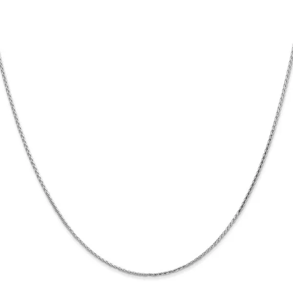 Leslie's 14K White Gold 1.0mm D/C Wheat Chain Image 2 Johnson Jewellers Lindsay, ON