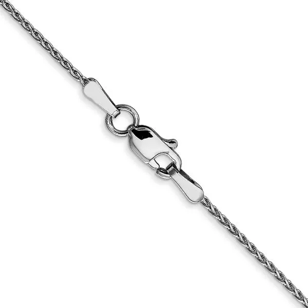 Leslie's 14K White Gold 1.0mm D/C Wheat Chain Image 3 Jewelry Design Studio Jensen Beach, FL