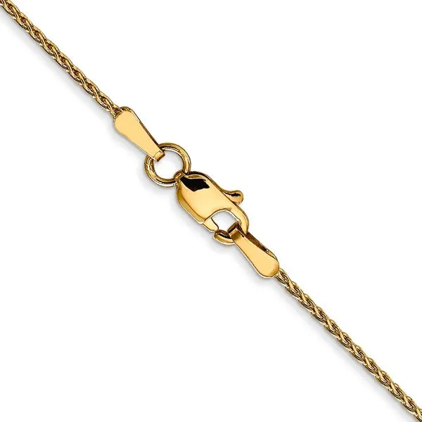 Leslie's 14K 1.0mm D/C Wheat Chain Image 3 Johnson Jewellers Lindsay, ON