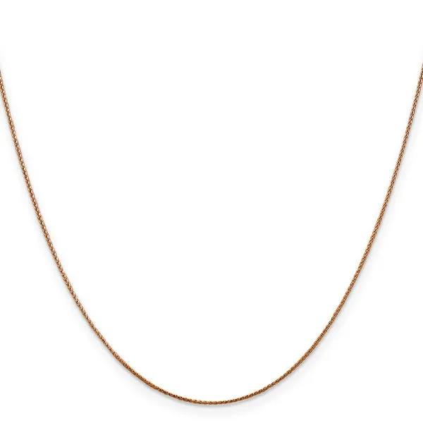 Leslie's 14K Rose Gold .8mm Spiga Chain Image 2 Johnson Jewellers Lindsay, ON