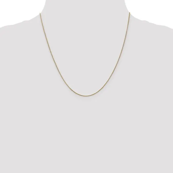 Leslie's 14K Rose Gold .8mm Spiga Chain Image 4 Spencer's Jewelers Athens, GA