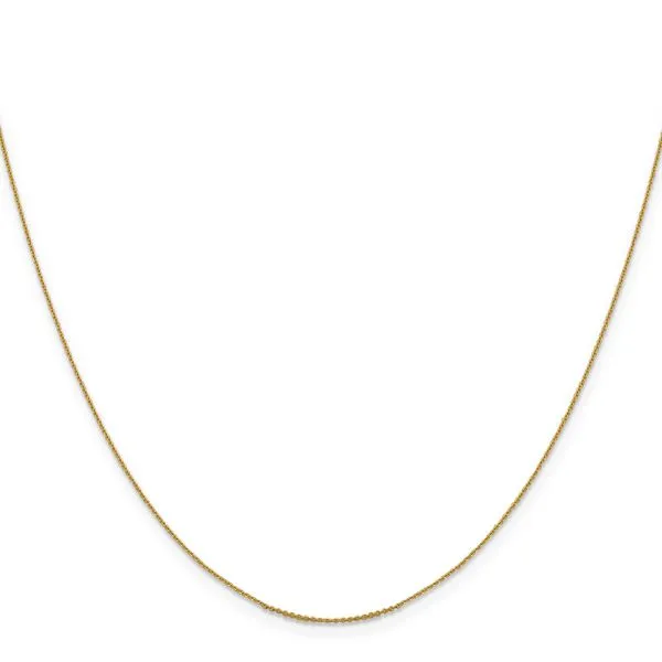 Leslie's 14K .85 mm D/C Cable Chain Image 2 Diny's Jewelers Middleton, WI