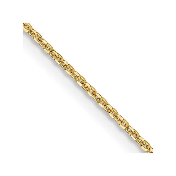 Leslie's 14K 1.0 mm D/C Cable Chain Diamond Design Jewelers Somerset, KY