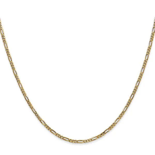 Leslie's 14K 1.8mm Flat Figaro Chain Image 2 Albert's Jewelers Kingsland, GA