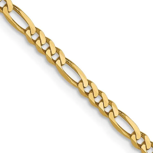 Leslie's 14K 2.25mm Flat Figaro Chain Albert's Jewelers Kingsland, GA