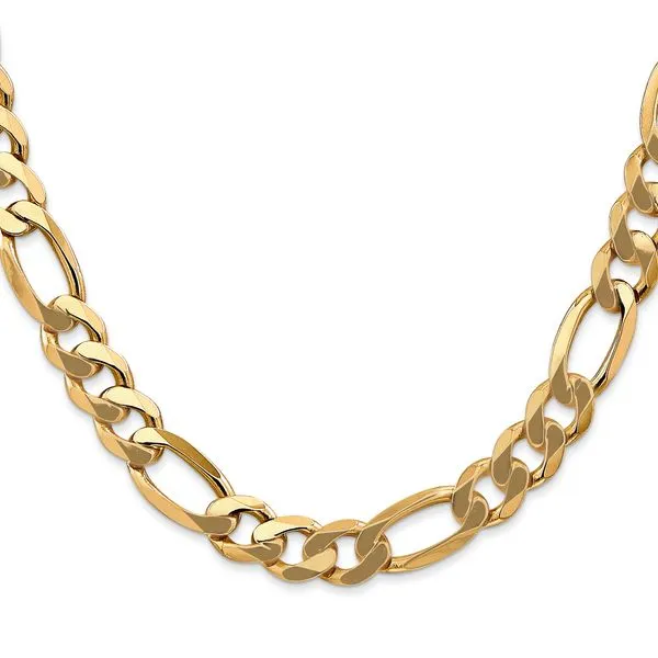 Leslie's 14K 8.75mm Flat Figaro Chain Image 2 Arlene's Fine Jewelry Vidalia, GA