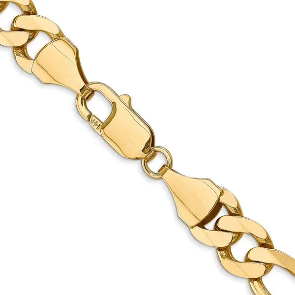Leslie's 14K 8.75mm Flat Figaro Chain Image 3 Johnson Jewellers Lindsay, ON