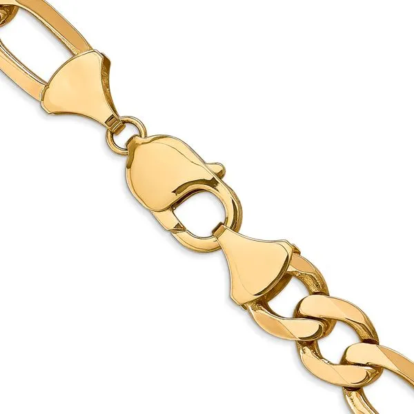 Leslie's 14K 10mm Flat Figaro Chain Image 3 Johnson Jewellers Lindsay, ON