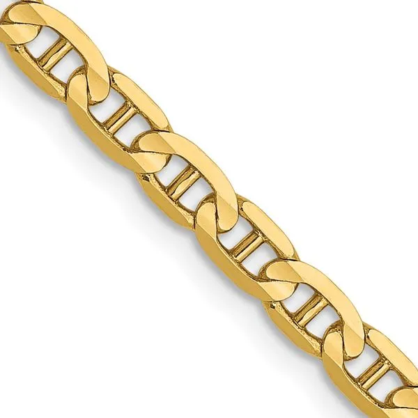 Leslie's 14K 3mm Concave Anchor Chain Arlene's Fine Jewelry Vidalia, GA