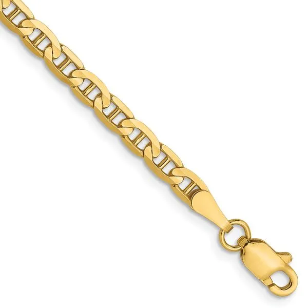 Leslie's 14K 3mm Concave Anchor Chain Arlene's Fine Jewelry Vidalia, GA