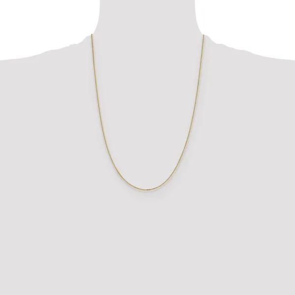 Leslie's 14K 1.05mm D/C Cable Chain Image 4 Arlene's Fine Jewelry Vidalia, GA