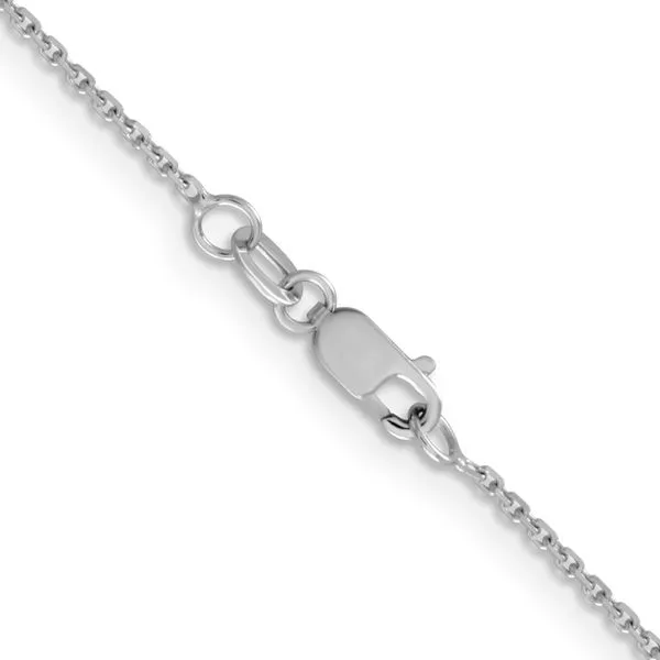 Leslie's 14K White Gold 1.05mm D/C Cable Chain Image 3 Jewelry Design Studio Jensen Beach, FL