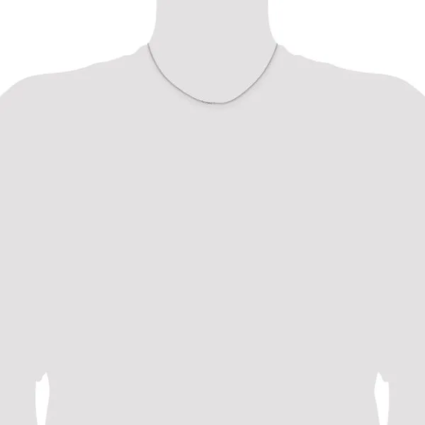 Leslie's 14K White Gold 1.05mm D/C Cable Chain Image 4 Jewelry Design Studio Jensen Beach, FL