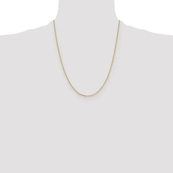 Leslie's 14K 1.4mm D/C Cable Chain Image 4 Johnson Jewellers Lindsay, ON