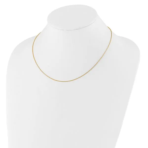 Leslie's 14K 1mm D/C Open Franco 1in+1in Adjustable Chain Image 2 Albert's Jewelers Kingsland, GA