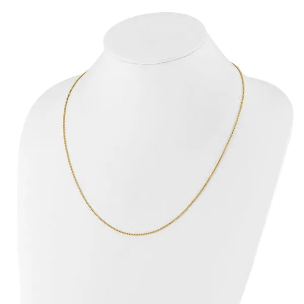 Leslie's 14K Adjustable 1.35mm  Round Box Chain Image 4 Diamond Design Jewelers Somerset, KY