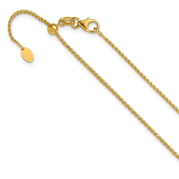 Leslie's 14K Adjustable 1.15mm D/C Open Franco Chain Spath Jewelers Bartow, FL