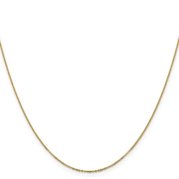 Leslie's 14K 1.1mm Flat Cable Chain Image 2 Johnson Jewellers Lindsay, ON