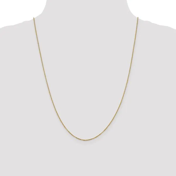 Leslie's 14K 1.1mm Flat Cable Chain Image 4 Johnson Jewellers Lindsay, ON