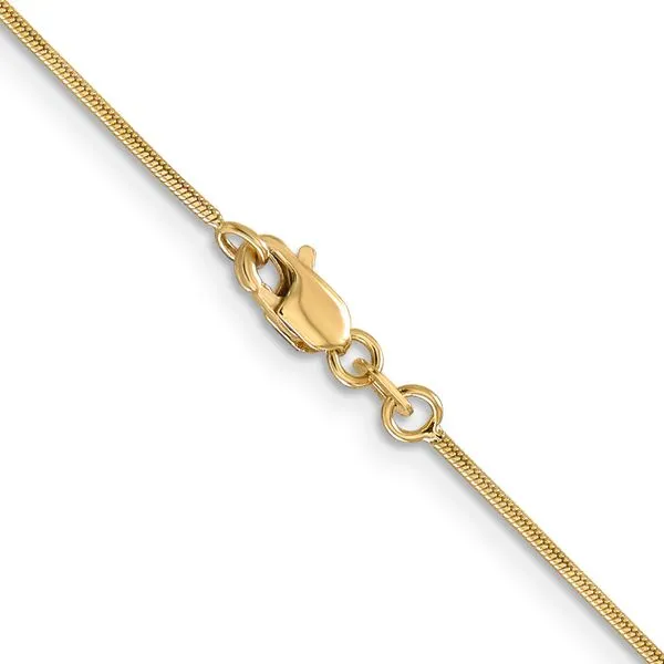 Leslie's 14K .9mm Round Snake Chain Image 3 Diny's Jewelers Middleton, WI